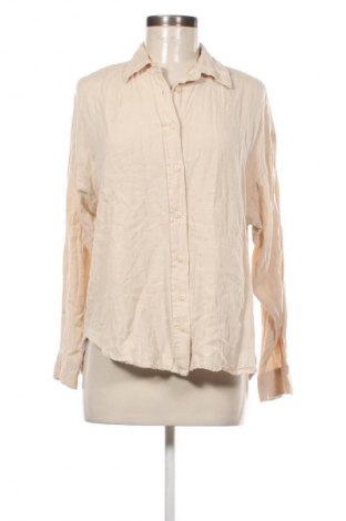 Γυναικείο πουκάμισο Stradivarius, Μέγεθος L, Χρώμα  Μπέζ, Τιμή 2,99 €