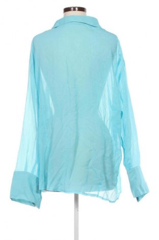 Γυναικείο πουκάμισο Unbranded, Μέγεθος 3XL, Χρώμα Μπλέ, Τιμή 5,99 €