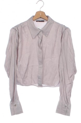 Γυναικείο πουκάμισο Zara, Μέγεθος XS, Χρώμα Γκρί, Τιμή 4,99 €