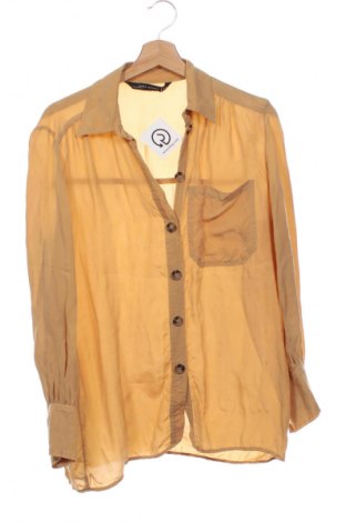 Γυναικείο πουκάμισο Zara, Μέγεθος XS, Χρώμα  Μπέζ, Τιμή 2,99 €