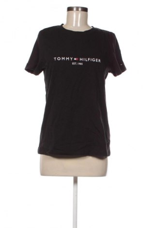 Damski T-shirt Tommy Hilfiger, Rozmiar L, Kolor Czarny, Cena 226,99 zł