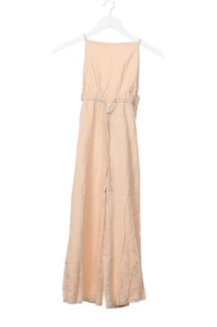 Langer Damen-Overall Bershka, Größe XS, Farbe Beige, Preis 17,99 €