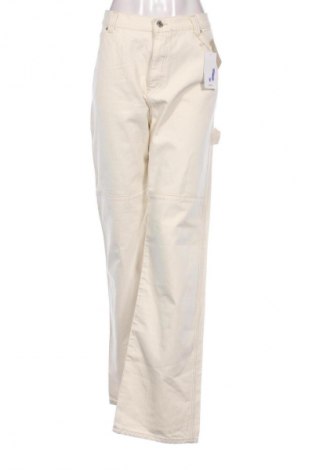 Γυναικείο Τζίν Mango, Μέγεθος L, Χρώμα  Μπέζ, Τιμή 21,72 €