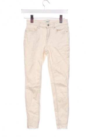Γυναικείο Τζίν ONLY, Μέγεθος XS, Χρώμα Εκρού, Τιμή 9,99 €