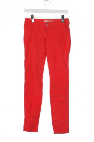 Női kordbársony nadrág Hollister, Méret XS, Szín Piros, Ár 1 759 Ft