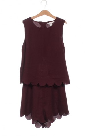 Дамски къс гащеризон H&M, Размер XXS, Цвят Червен, Цена 2,04 €