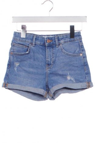 Damskie szorty Bershka, Rozmiar XS, Kolor Niebieski, Cena 25,99 zł