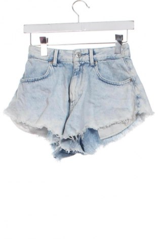 Damskie szorty Bershka, Rozmiar XS, Kolor Niebieski, Cena 33,99 zł