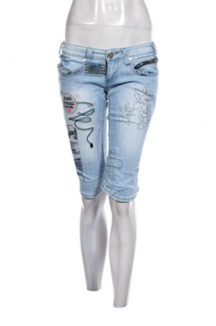 Pantaloni scurți de femei Fashion Jeans, Mărime L, Culoare Albastru, Preț 95,00 Lei