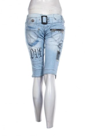 Pantaloni scurți de femei Fashion Jeans, Mărime L, Culoare Albastru, Preț 95,00 Lei