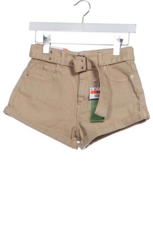 Pantaloni scurți de femei Sinsay, Mărime XS, Culoare Bej, Preț 11,99 Lei