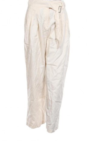 Damskie spodnie Bershka, Rozmiar M, Kolor ecru, Cena 27,40 zł