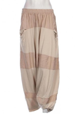 Damskie spodnie Kekoo, Rozmiar L, Kolor Beżowy, Cena 35,99 zł