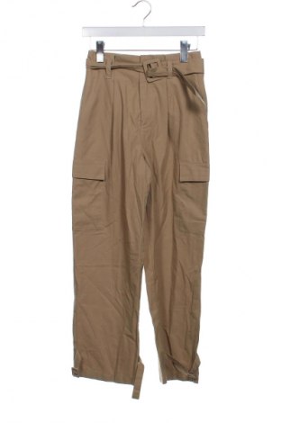 Damskie spodnie Zara, Rozmiar XS, Kolor Beżowy, Cena 17,99 zł