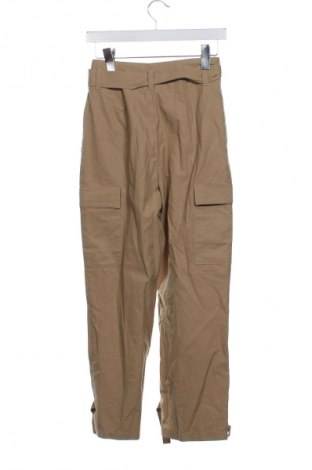 Damskie spodnie Zara, Rozmiar XS, Kolor Beżowy, Cena 17,99 zł