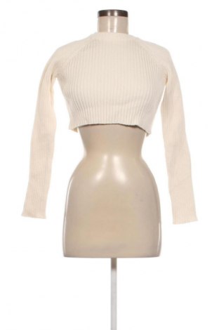 Damenpullover Bershka, Größe XS, Farbe Ecru, Preis 10,99 €