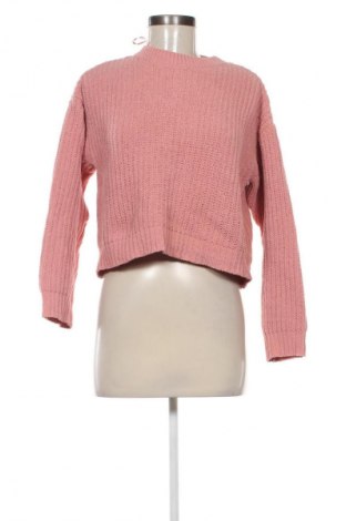 Damski sweter Bershka, Rozmiar XS, Kolor Różowy, Cena 23,99 zł