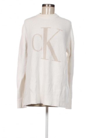 Damenpullover Calvin Klein Jeans, Größe S, Farbe Weiß, Preis 41,99 €, #134159220
