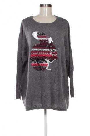 Damski sweter Candy Couture, Rozmiar XL, Kolor Szary, Cena 120,99 zł