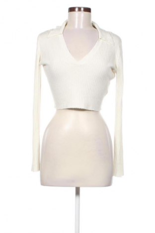 Дамски пуловер H&M Divided, Размер S, Цвят Бял, Цена 11,24 €