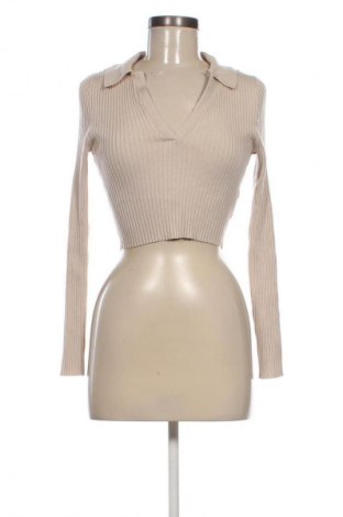 Дамски пуловер H&M Divided, Размер S, Цвят Бежов, Цена 10,73 €