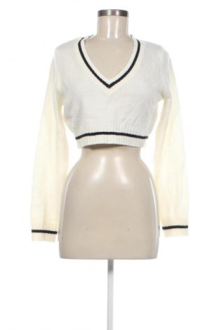 Дамски пуловер H&M Divided, Размер M, Цвят Бял, Цена 5,62 €