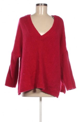 Pulover de femei Massimo Dutti, Mărime M, Culoare Roșu, Preț 196,99 Lei