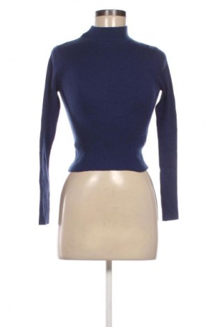 Дамски пуловер Pull&Bear, Размер S, Цвят Син, Цена 18,44 €