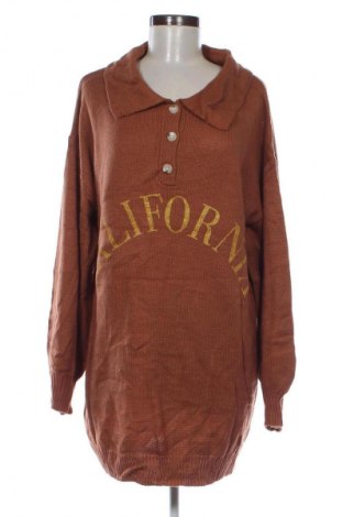 Дамски пуловер SHEIN, Размер XL, Цвят Кафяв, Цена 6,64 €