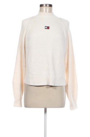 Γυναικείο πουλόβερ Tommy Jeans, Μέγεθος S, Χρώμα Εκρού, Τιμή 37,99 €