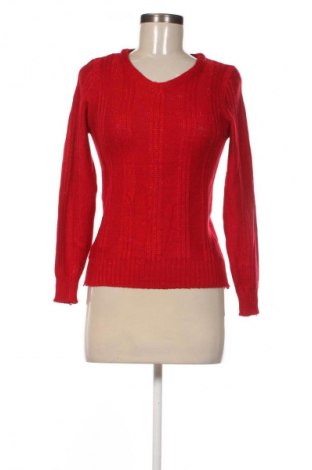 Дамски пуловер Unbranded, Размер XS, Цвят Червен, Цена 7,66 €