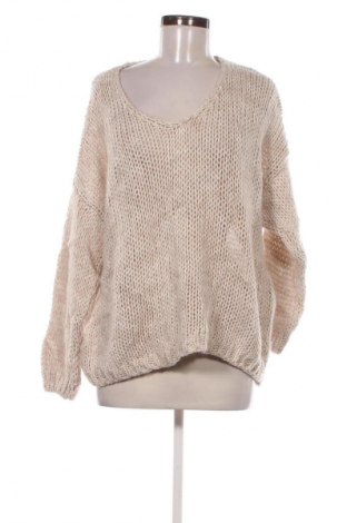 Дамски пуловер Zabaione, Размер L, Цвят Бежов, Цена 2,04 €