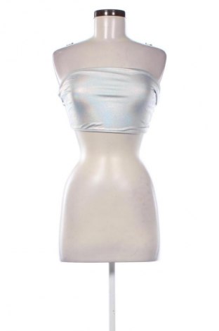 Dámský top Bershka, Velikost M, Barva Stříbrná, Cena  89,00 Kč