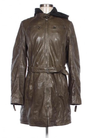 Δερμάτινο γυναικείο παλτό Gipsy, Μέγεθος L, Χρώμα Πράσινο, Τιμή 99,99 €