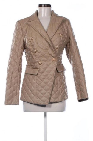 Дамско кожено яке Drole De Copine, Размер M, Цвят Бежов, Цена 16,36 €