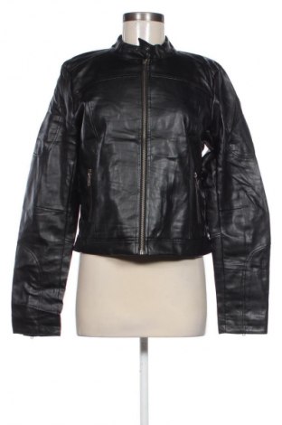 Γυναικείο δερμάτινο μπουφάν Glassons, Μέγεθος M, Χρώμα Μαύρο, Τιμή 31,99 €
