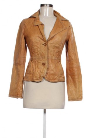 Dámská kožená bunda  Mango, Velikost S, Barva Hnědá, Cena  567,00 Kč