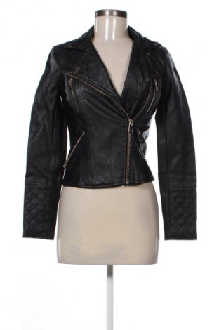 Dámská kožená bunda  River Island, Velikost XXS, Barva Černá, Cena  613,00 Kč