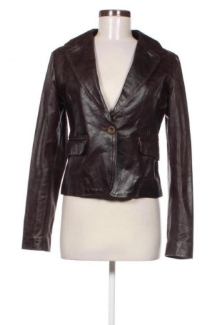 Дамско кожено яке Unbranded, Размер M, Цвят Кафяв, Цена 34,25 €