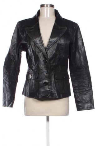 Дамско кожено яке Unbranded, Размер L, Цвят Черен, Цена 42,94 €