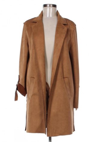 Дамско палто Bershka, Размер M, Цвят Кафяв, Цена 30,16 €