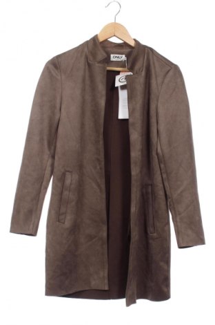Damski płaszcz ONLY, Rozmiar XS, Kolor Beżowy, Cena 49,99 zł