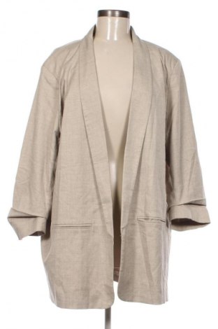 Γυναικείο σακάκι ONLY Carmakoma, Μέγεθος XL, Χρώμα  Μπέζ, Τιμή 13,99 €