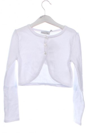 Kinder Strickjacke Happy Girls By Eisend, Größe 7-8y/ 128-134 cm, Farbe Weiß, Preis € 11,99