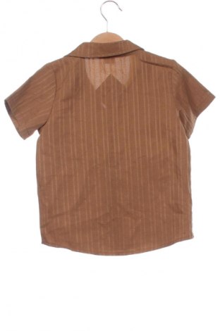 Kinderhemd Unbranded, Größe 5-6y/ 116-122 cm, Farbe Braun, Preis 5,12 €