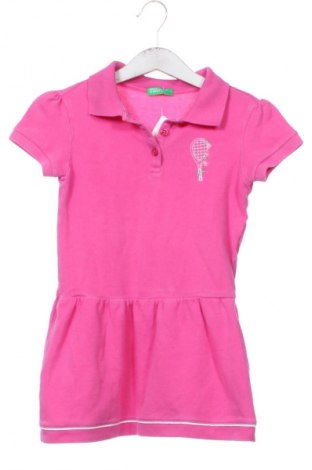 Dziecięca sukienka United Colors Of Benetton, Rozmiar 5-6y/ 116-122 cm, Kolor Różowy, Cena 50,99 zł