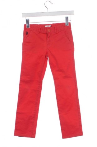 Παιδικό παντελόνι U.S. Polo Assn., Μέγεθος 6-7y/ 122-128 εκ., Χρώμα Κόκκινο, Τιμή 17,90 €