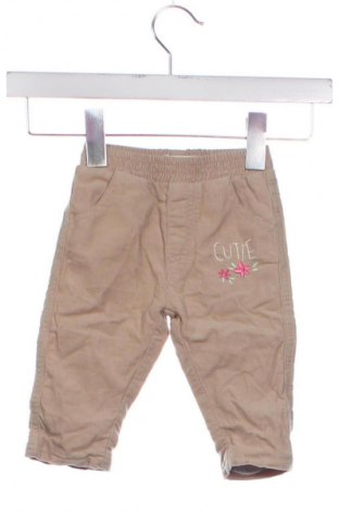 Kinderhose Unbranded, Größe 3-6m/ 62-68 cm, Farbe Beige, Preis 1,99 €