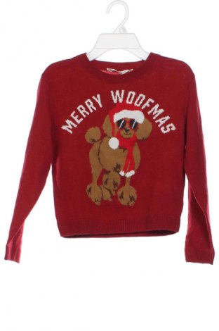 Dětský svetr  H&M, Velikost 7-8y/ 128-134 cm, Barva Červená, Cena  79,00 Kč