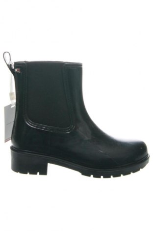 Гумени ботуши Tommy Hilfiger, Größe 37, Farbe Schwarz, Preis 28,99 €